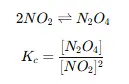 Equilibrium Constant Expression